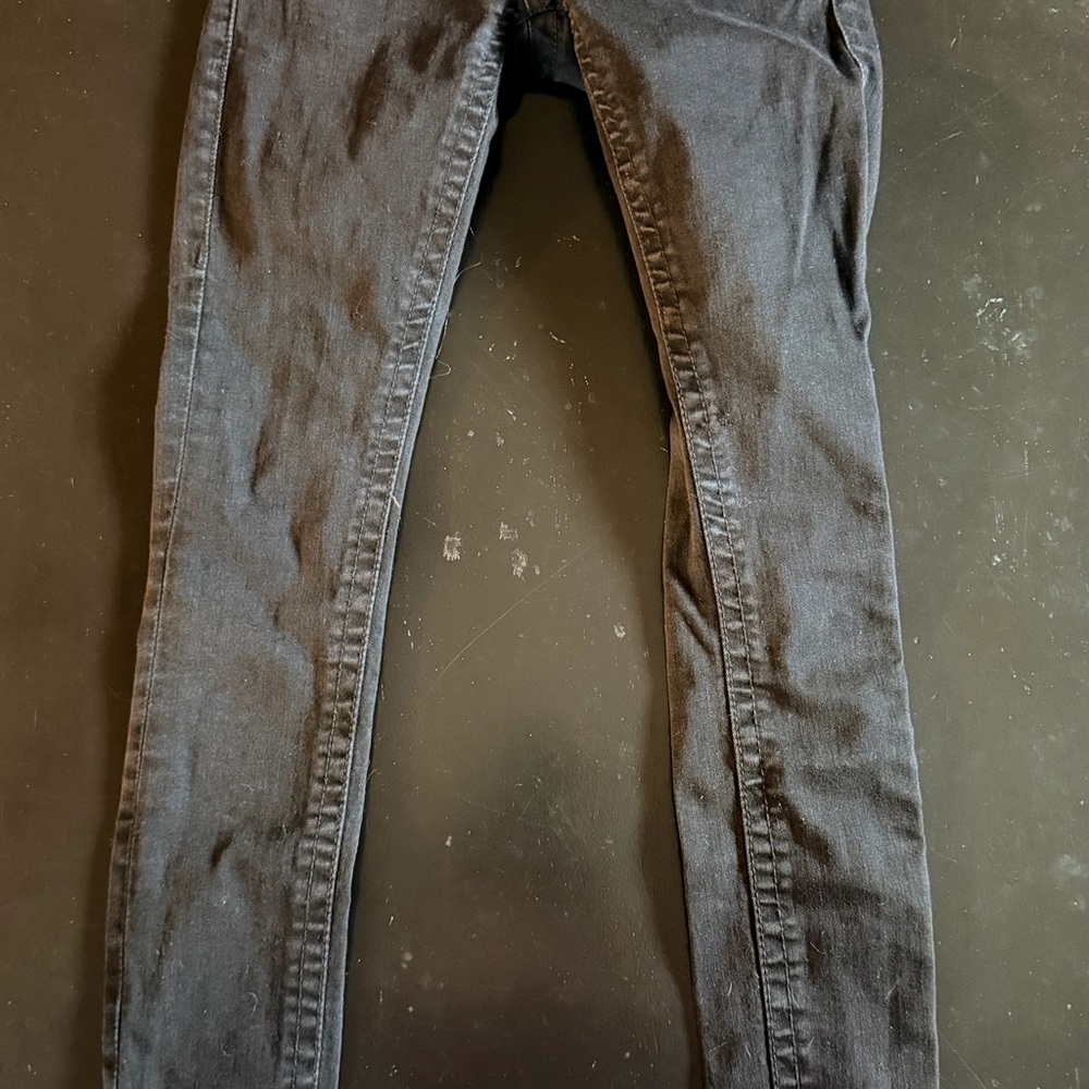 True Religion Dark Gray Skinny Jeans